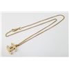 Image 5 : Chanel Vintage Gold-tone Metal Large Size CC Logo Chain Necklace