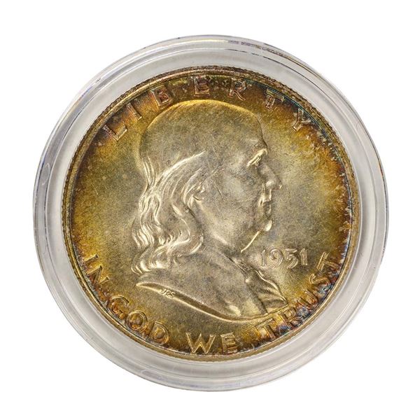 1951 Liberty Half Dollar Coin