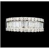 Image 2 : 1.95 ctw Diamond Band - 14KT White Gold