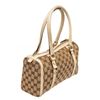 Image 3 : Gucci Beige GG Canvas Leather Abbey Boston Bag