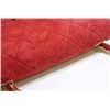Image 6 : Chanel Vintage Red Quilted Suede Square Classic Single Mini Flap Bag