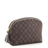 Image 1 : Louis Vuitton Brown Mini Lin Cosmetic Pouch