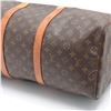 Image 3 : Louis Vuitton Brown Monogram Canvas Leather Keepall 50 cm Duffle Bag