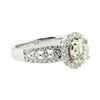 Image 1 : 1.88 ctw Diamond Engagement Ring - 18KT White Gold