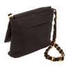 Image 3 : Ferragamo Black Canvas Chain Shoulder Bag
