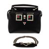 Image 1 : Fendi Black Leather Dotcom Small Shoulder Bag
