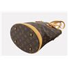 Image 2 : Louis Vuitton Brown Monogram Canvas Leather Petit Bucket PM Bag