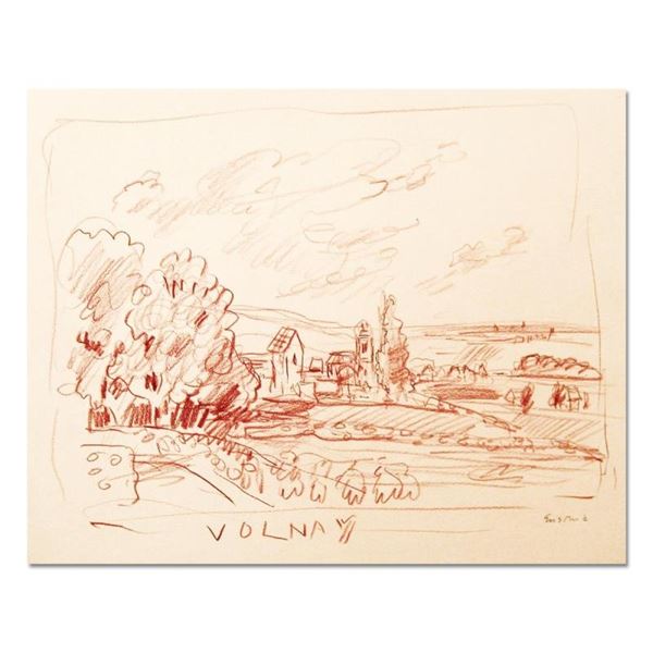 View of Volnay, Burgundy by Ensrud Original