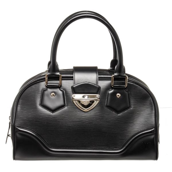 Louis Vuitton Black Epi Leather Montaigne GM Shoulder Bag