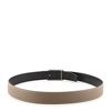 Image 2 : Hermes A Cheval Reversible Belt Leather Thin Gray