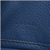 Image 6 : Prada Navy Blue Micro Grain Vitello Leather Zip Coin Card Case Purse
