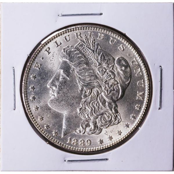 1889 $1 Morgan Silver Dollar Coin CH BU+