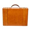 Image 1 : Louis Vuitton Orange Vintage Trunk Luggage Travel Bag