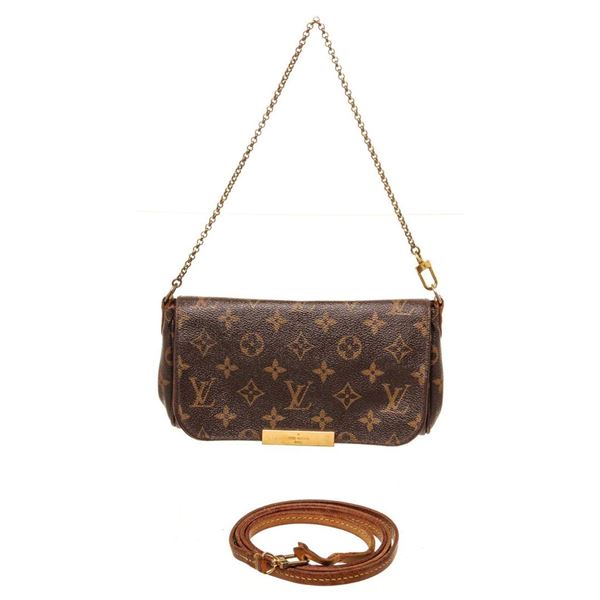 Louis Vuitton Favorite PM Brown Monogram Canvas Cross Body Bag