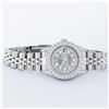 Image 4 : Rolex Ladies Stainless Steel Quickset Meteorite Diamond Lugs Jubilee Datejust Wr
