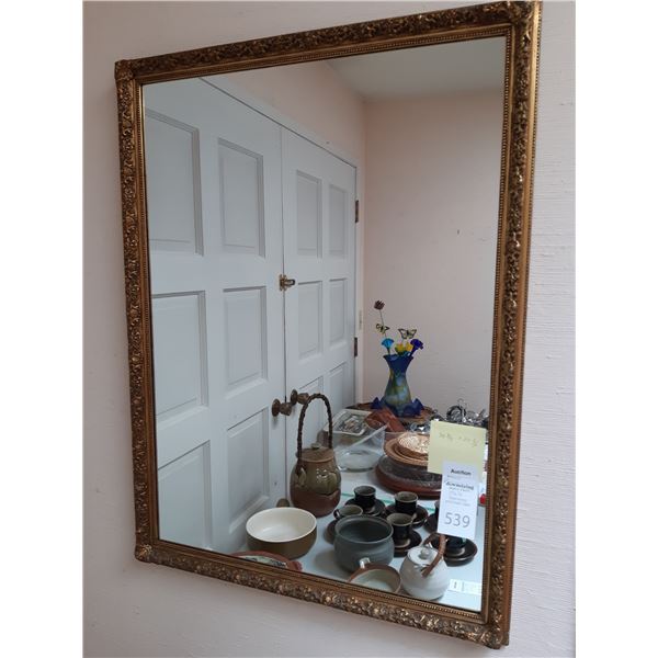 Gilt Framed Mirror Cat B