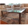 Image 1 : Metal & Glass Coffee Table Cat C