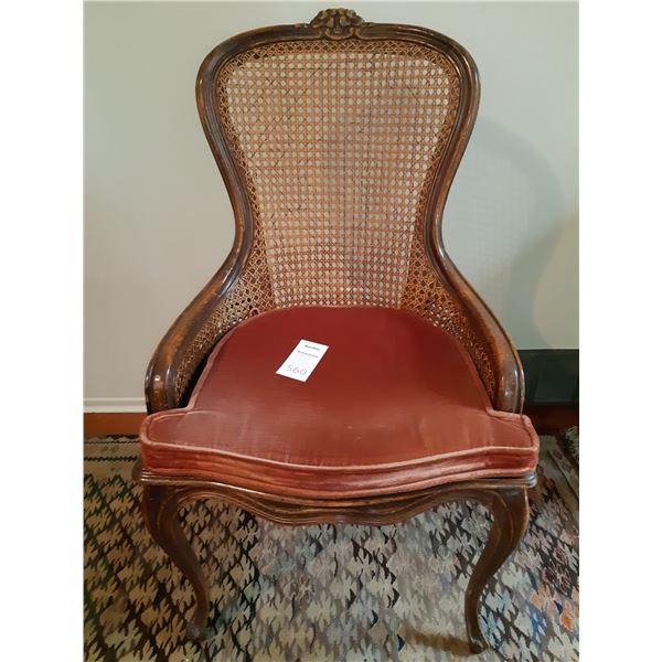 Antique Cane Back Chair Cat C