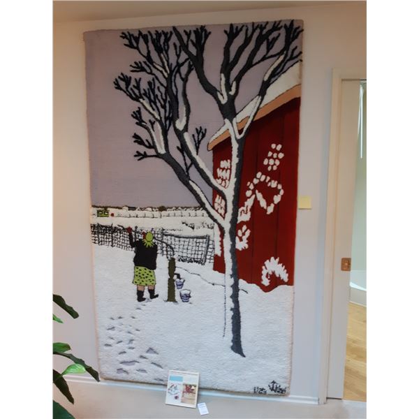 Wall Rug  & William Kurelek Book Cat B