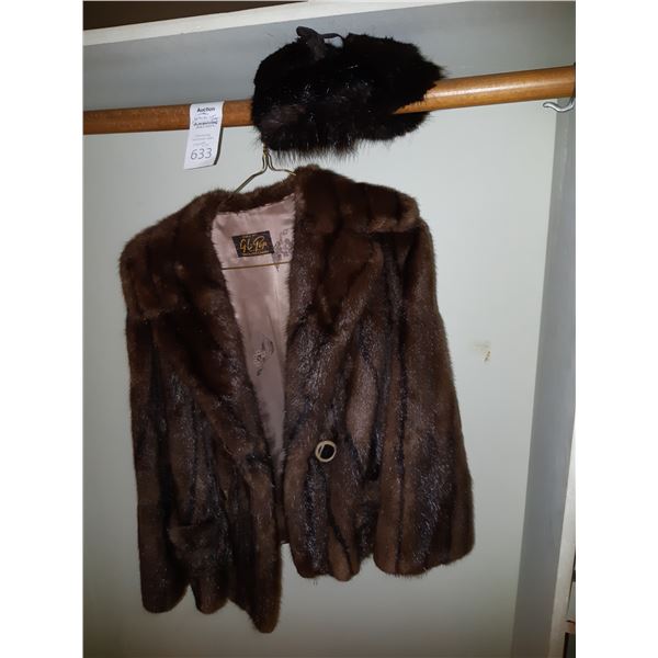 Furs by G.L. Pop Beaver Jacket & Hat Cat A