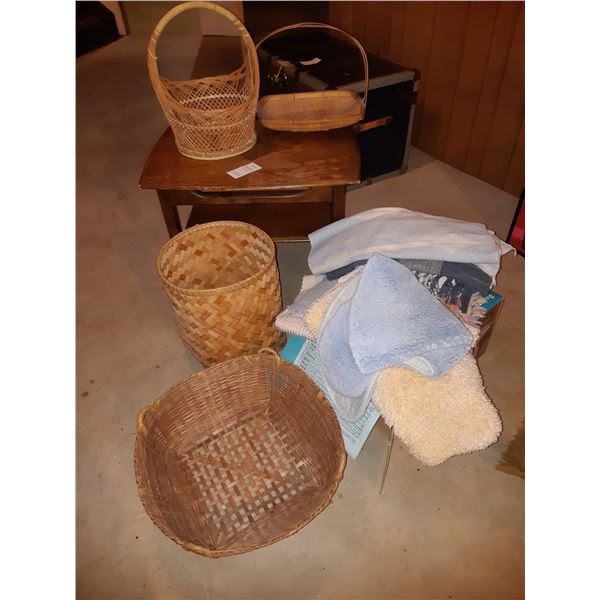 Antique End Table & More Cat C