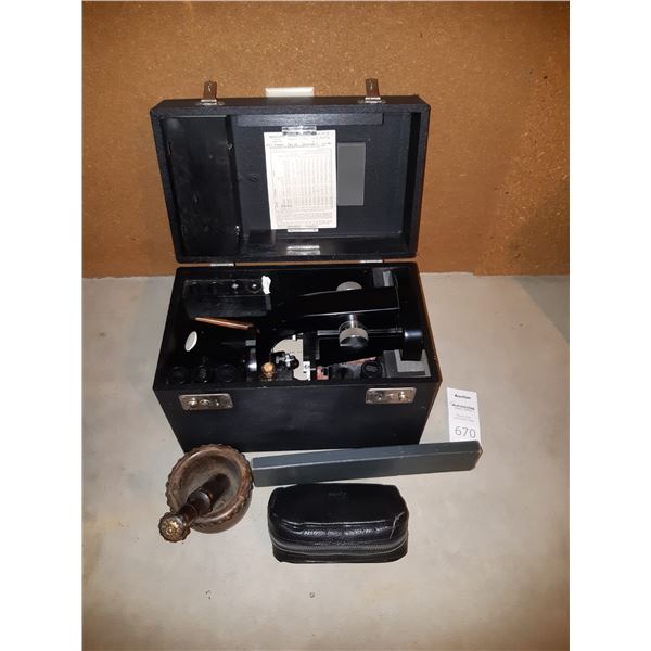 Ernst Leitz Gmbh Wetzlar  Microscope Cat C