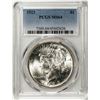 Image 1 : 1923 $1 Peace Silver Dollar Coin PCGS MS64