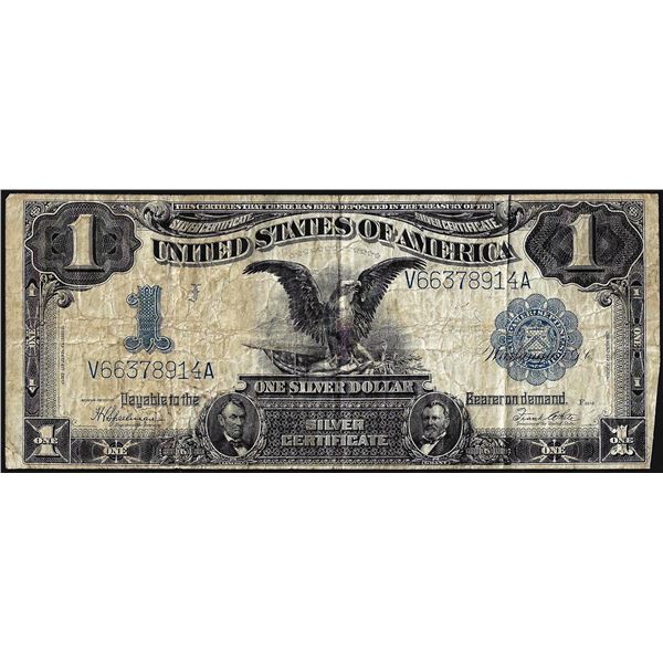 1899 $1 Black Eagle Silver Certificate Note