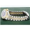 Image 5 : Rolex Ladies Two Tone Blue Vignette Diamond Oyster Perpetual Datejust Wristwatch