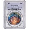 Image 2 : 1902 $1 Morgan Silver Dollar Coin PCGS MS63 Amazing Toning