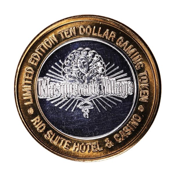 .999 Silver Rio Suite Hotel & Casino Las Vegas, NV $10 Limited Edition Gaming Token