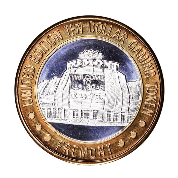 .999 Silver Sam Boyd's Fremont Las Vegas $10 Casino Limited Edition Gaming Token