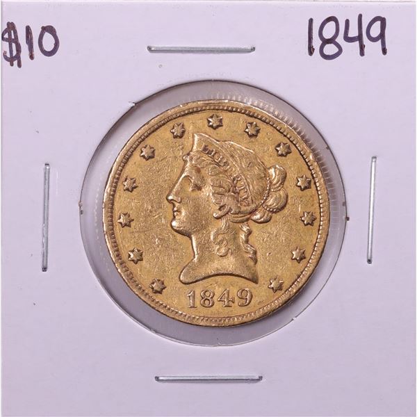 1849 $10 Liberty Head Eagle Gold Coin