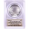 Image 2 : 2020-P $1 Basketball Hall of Fame Silver Dollar Coin PCGS PR70DCAM First Day of Issue