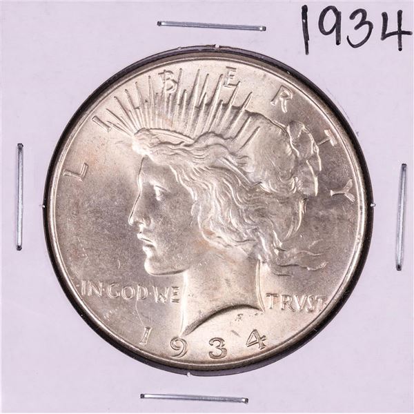 1934 $1 Peace Silver Dollar Coin