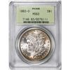 Image 1 : 1883-O $1 Morgan Silver Dollar Coin PCGS MS63 Old Green Holder Nice Toning