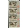 Image 1 : Uncut Sheet of (4) State of Louisiana Baby Bond Obsolete Notes