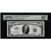 Image 1 : 1953A $10 Silver Certificate Note Fr.1707 PMG Superb Gem Uncirculated 67EPQ