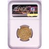 Image 2 : AH451-492 Ghaznavid Dinar A-1637 Ibrahim Gold Coin NGC Genuine