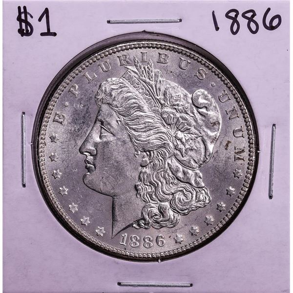 1886 $1 Morgan Silver Dollar Coin