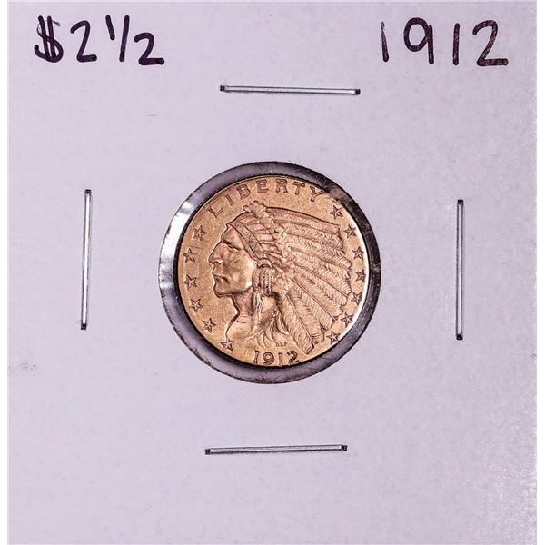 1912 $2 1/2 Indian Head Quarter Eagle Gold Coin