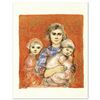 Image 1 : Hibel (1917-2014) "Jenet, Mary And Wee Jenet" Limited Edition Lithograph On Rice Paper