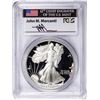 Image 1 : 1986-S $1 Proof American Silver Eagle Coin PCGS PR69DCAM Mercanti Signature