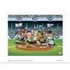 Image 1 : Looney Tunes "Line Up At The Plate (Cubs)" Limited Edition Giclee On Paper