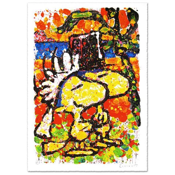 Tom Everhart "Hitched" Limited Edition Lithograph On Paper