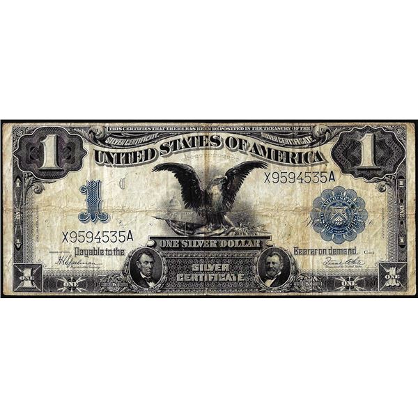 1899 $1 Black Eagle Silver Certificate Note