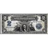 Image 1 : 1899 $2 Mini-Porthole Silver Certificate Note