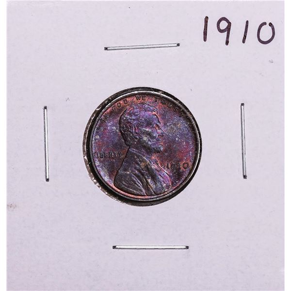 1910 Lincoln Wheat Cent Coin Nice Toning