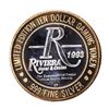 Image 2 : .999 Silver Riviera Hotel & Casino Las Vegas $10 Casino Limited Edition Gaming Token