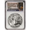 Image 1 : 2021-(P) Type 1 $1 American Silver Eagle Coin NGC MS69 Early Release Emergency Issue